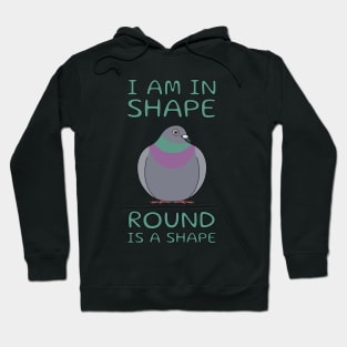 Round Is A Shape Pigeon Hoodie